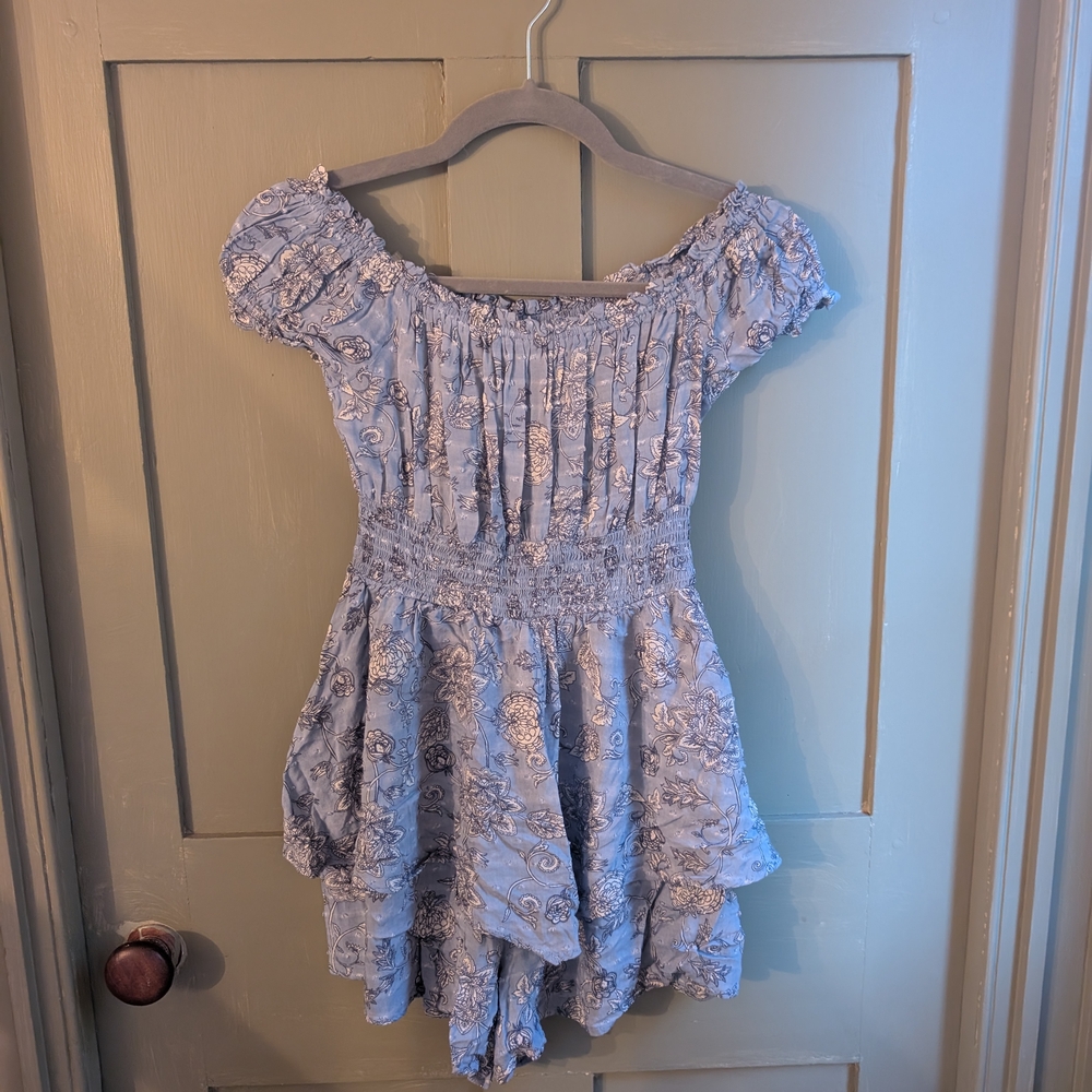 Charming Blue Romper